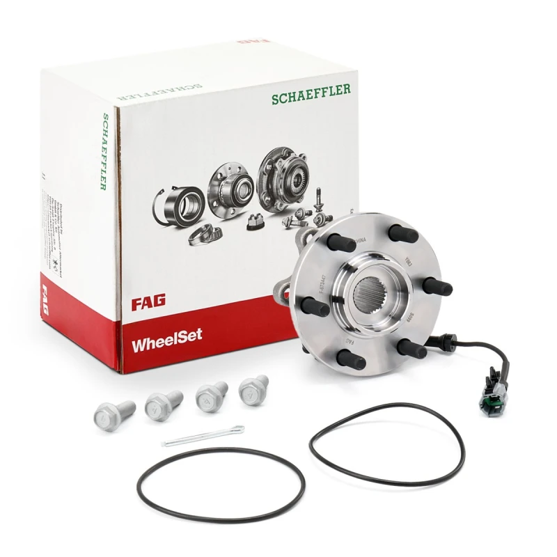 Image of FAG 713 6139 40 Wheel bearing kit Photo corresponds to scope of supply, with integrated ABS sensor Wheel Bearing Kit (654)