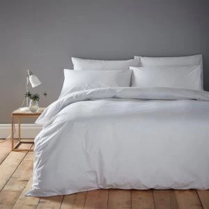 image of Linea Cotton Rich Fitted Sheet - White