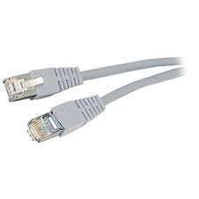 Image of Patch Cord RJ45 CAT.5e F/UTP Snagless Grey - 0.15 M Full Copper
