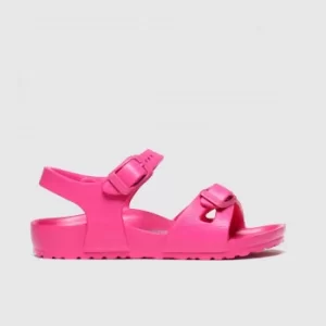 image of BIRKENSTOCK Pink Rio Eva Sandals Toddler