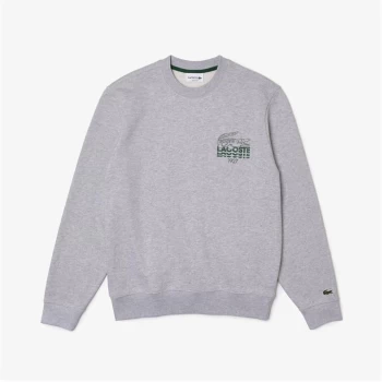 image of Lacoste Trip Crew Neck Sweater Mens - Grey