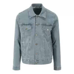 Image of So Denim Mens Noah Denim Jacket (M) (Light Blue Wash)