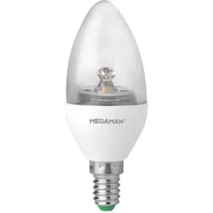 Image of Megaman 6W LED E14 SES Candle Warm White Dim-to-Warm - 143460