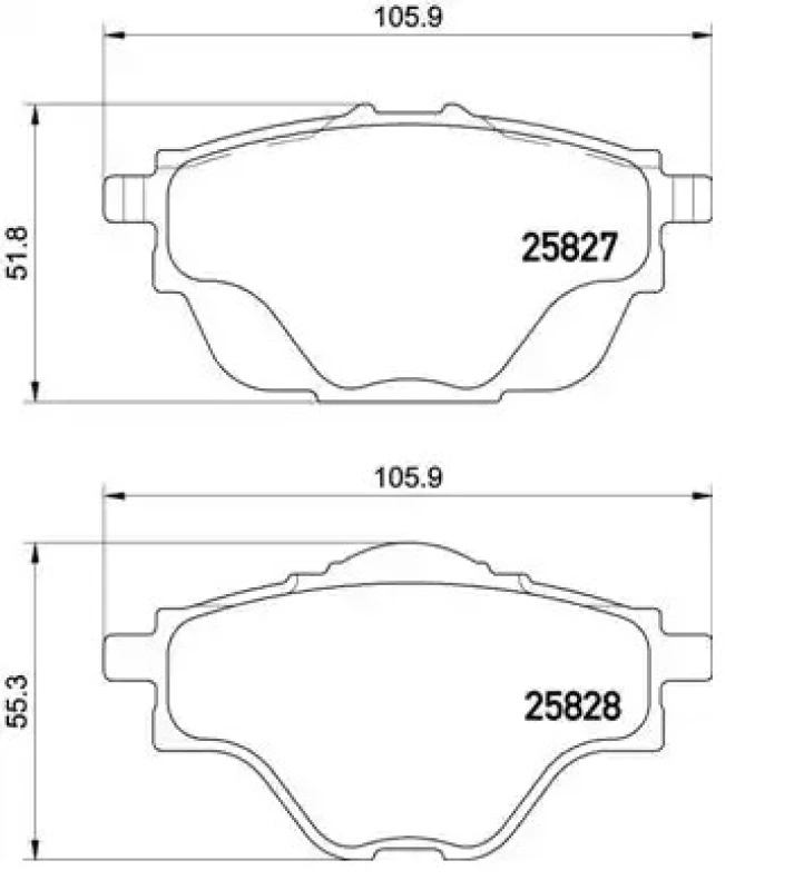 Image of Brake pad set VAICO V22-0463