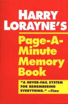 Image of Harry Loraynes Page-A-Minute Memory Book by Harry Lorayne Book