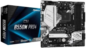 image of ASRock B550M Pro4 AMD Socket AM4 Motherboard