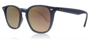 image of Ray-Ban RB4258 Sunglasses Shiny Opal Dark Azure 62321T 50mm