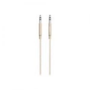Image of Belkin Premium 3.5mm Braided Tangle Free Aux Cable - Gold