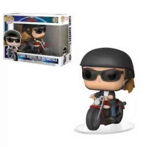 Image of Marvel Captain Marvel Carol Danvers on Motorcycle Pop! Vinyl Ride