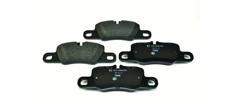 Image of HELLA Brake pad set HELLA 8DB 355 015-651