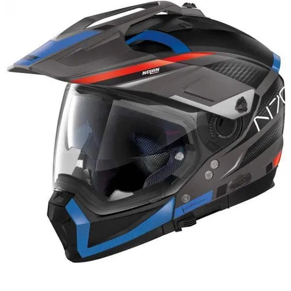 Image of Nolan N70-2 X Earthquake 48 Flat Lava Grey ECE 22.06 Multi Helmet Size XL