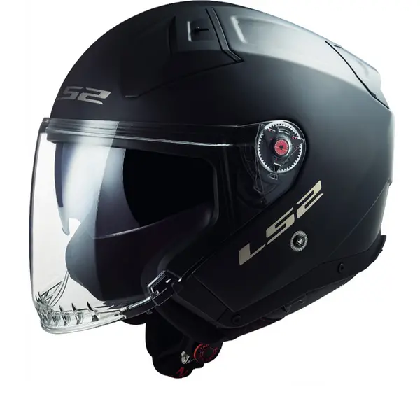 Image of LS2 OF603 Infinity II Solid Matt Black 06 Jet Helmet Size M