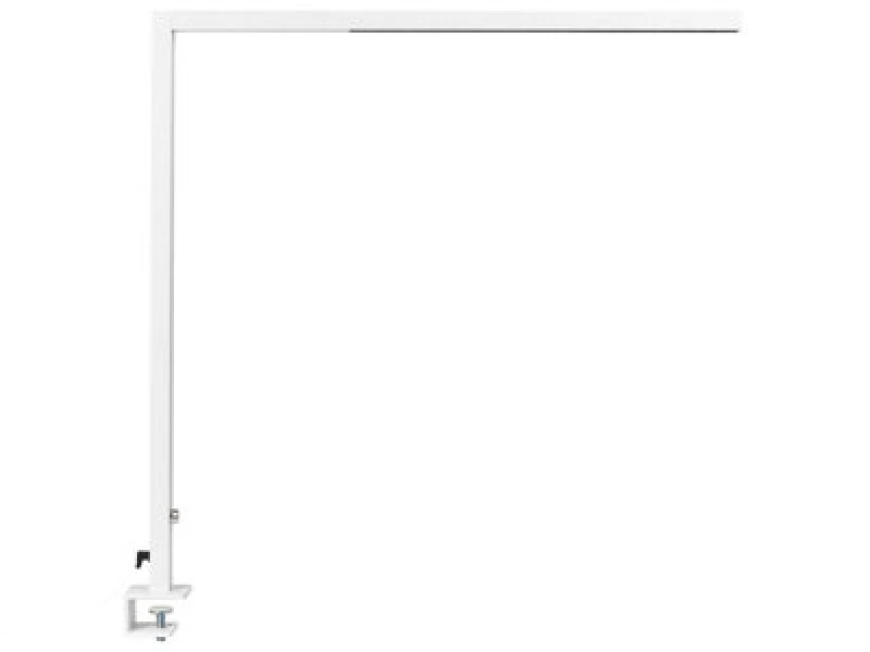 Image of Beliani LED Clamp-On Desk Lamp Volans With Dimmer Metal White