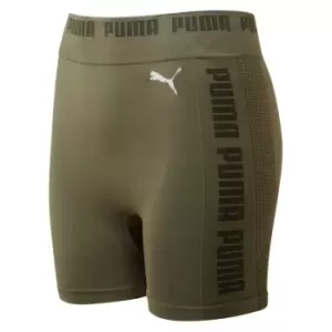 image of Puma Evoknit Seamless Shorts Womens - Green