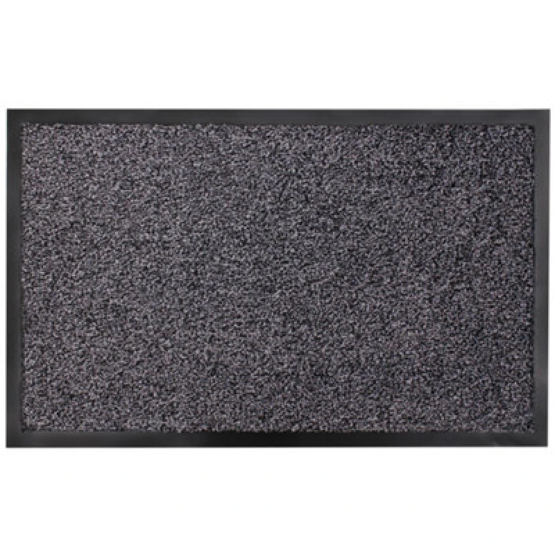 Image of JVL Admiral M/Fibre Mat Set of 2 - Charcoal Charcoal