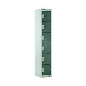 Image of Six Compartment Locker D450mm Dark Grey Door MC00069