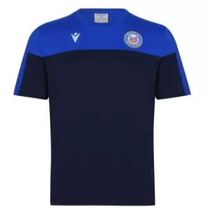 image of Macron Bath Poly T Shirt Mens - Blue