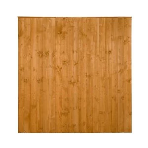 Image of Forest Feather Edge Fence Panel 6ft Pack of 4
