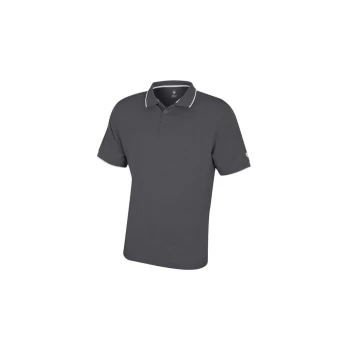 image of Island Green Performance Polo - Carbon Black - XXL