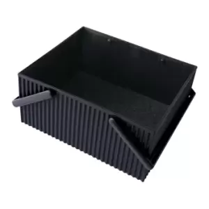 image of Omnioffre Stacking Storage Box Large Black