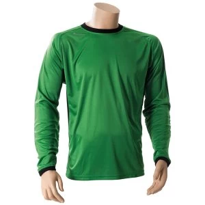 Image of Precision Premier Goalkeeping Shirt Green - L Junior 30-32"