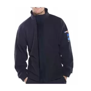 Image of Arc Compliant Fleece Jacket Navy Navy Blue - Size 2XL