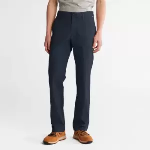Image of Timberland Squam Lake Stretch Chinos For Men In Navy, Size 30x32