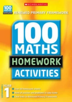 Image of 100 Maths Homework Activities. Year 1 by Ann Montague-Smith Paperback
