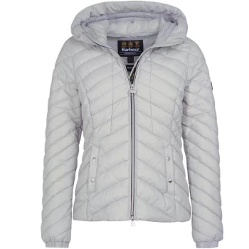 Image of Barbour International Sitka Quilted Jacket - ice white GY11