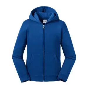 Image of Russell Kids/Childrens Authentic Zip Hooded Sweatshirt (13-14 Years) (Bright Royal)