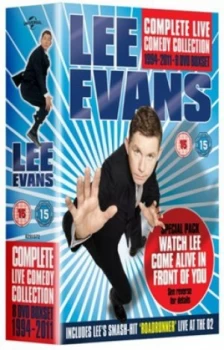 image of Lee Evans 1994-2011 - Complete Live Comedy Collection - DVD Boxset