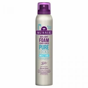Image of Aussie Pure Locks Moisture Foam Conditioner For Fine Hair 180ml