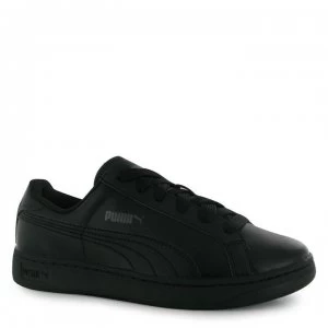 image of Puma Smash Junior Trainers - Black/Grey