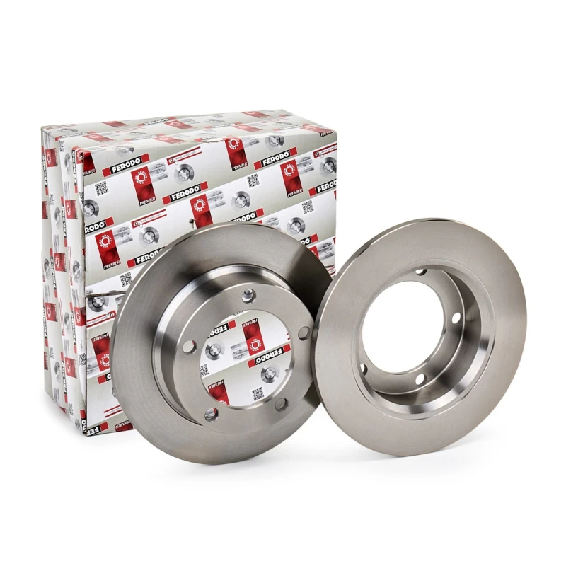 Image of FERODO DDF092 Brake disc solid, Oiled, without bolts/screws Brake Disc (82)