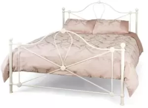 Image of Serene Lyon 4ft6 Double Ivory Metal Bed Frame