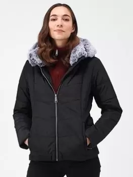 Image of Regatta Wildrose Baffled/quilted Jackets, Black, Size 18, Women