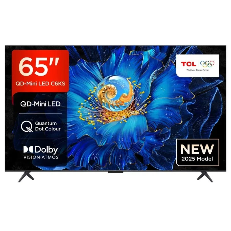Image of TCL 65" 65C6KS-UK Smart 4K Ultra HD HDR QD-Mini LED TV