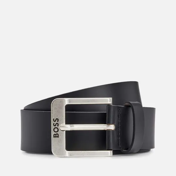 Image of BOSS Jemio Leather Belt - 90cm Black male 50512795-001 90cm