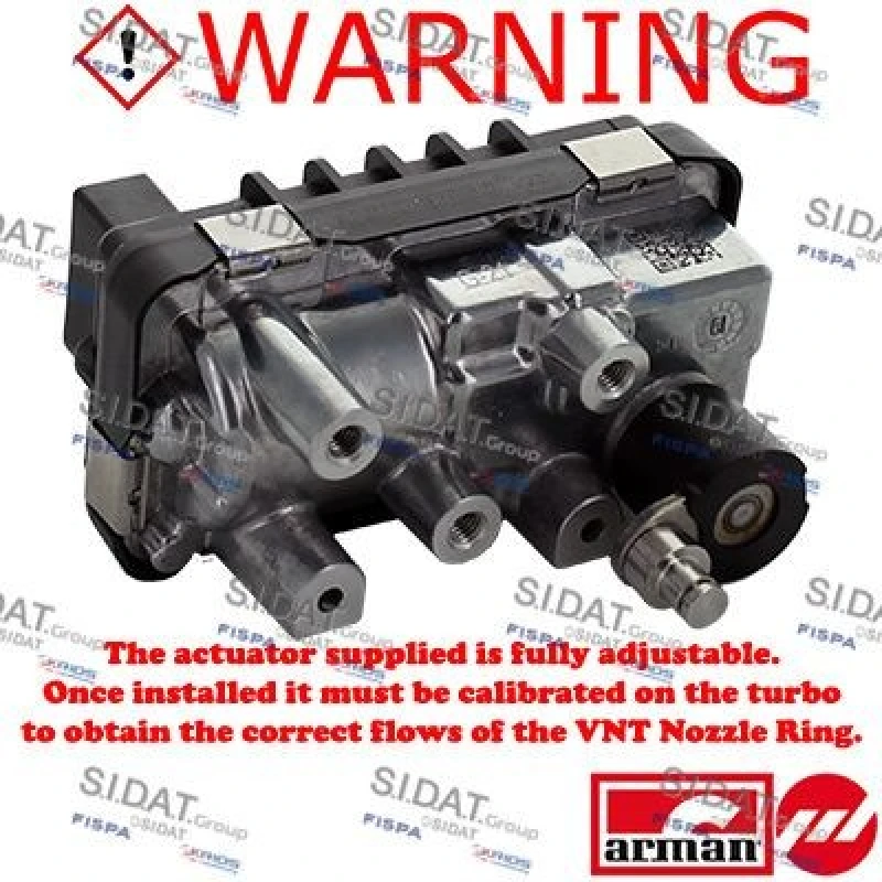 Image of FISPA Actuator, turbocharger FISPA 48.1068AS