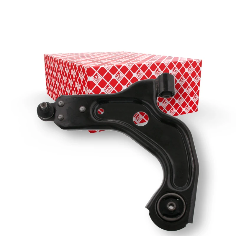 Image of FEBI BILSTEIN 14248 Suspension arm Control Arm, Sheet Steel, Lower, with ball joint, with rubber mounts Sheet Steel Track Control Arm (273)