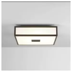 Image of Astro Mashiko 300 - LED Bathroom Flush Ceiling Panel Bronze IP44, 16.3W