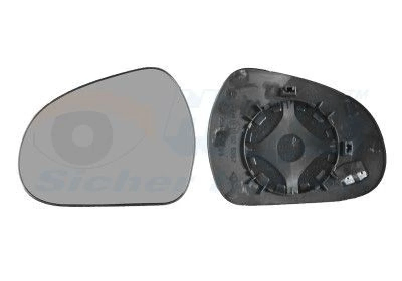 Image of VAN WEZEL Wing mirror glass VAN WEZEL 4029837