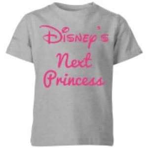 image of Disney Princess Next Kids T-Shirt - Grey - 11-12 Years