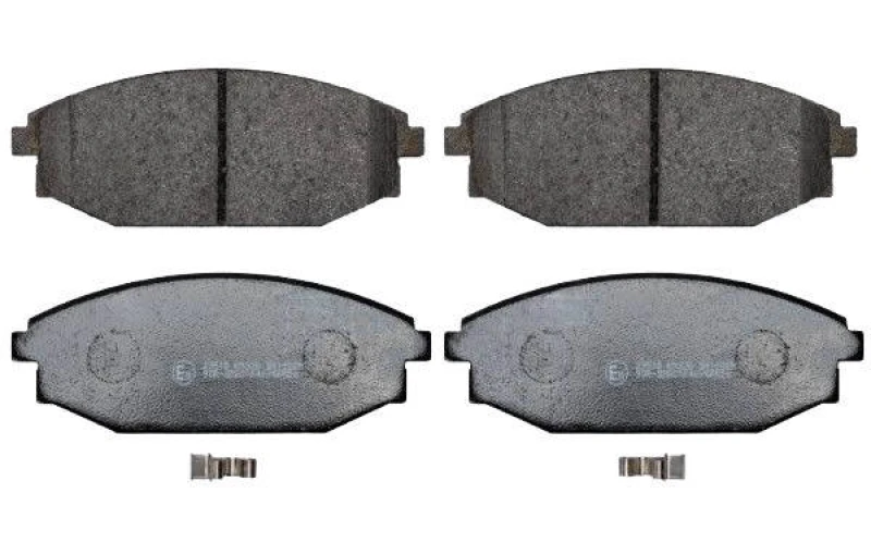 Image of Blue PRINT ADG04287 Brake pad set Front Axle, with acoustic wear warning Brake Pad Set,disc brake (402)