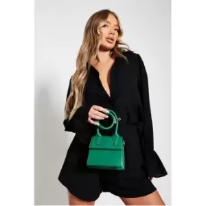 Image of I Saw It First Handle Crossbody Bag - Green