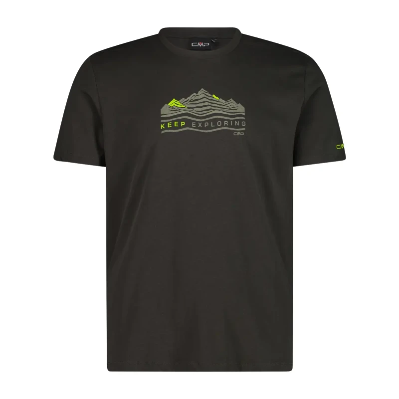 Image of CMP Printed T-Shirt CMP Vert Male S