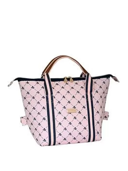 image of Beau & Elliot Monogram 'Candy Floss' Convertible 2 In 1 Lunch Bag