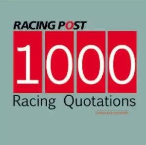 Image of 1000 racing quotations by Graham Sharpe