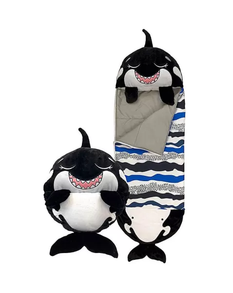 image of Happy Nappers Black Shark Medium Sleeping Bag