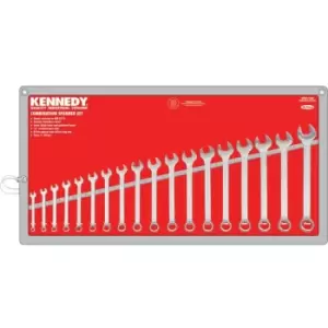 Image of Kennedy Metric Combination Spanner Set, 6 - 24MM, Set of 18
